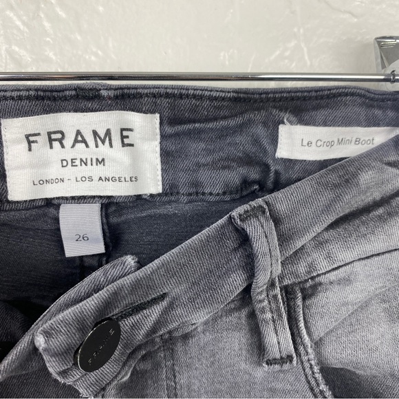 Frame denim le crop mini boot jeans size 26 - Picture 8 of 10